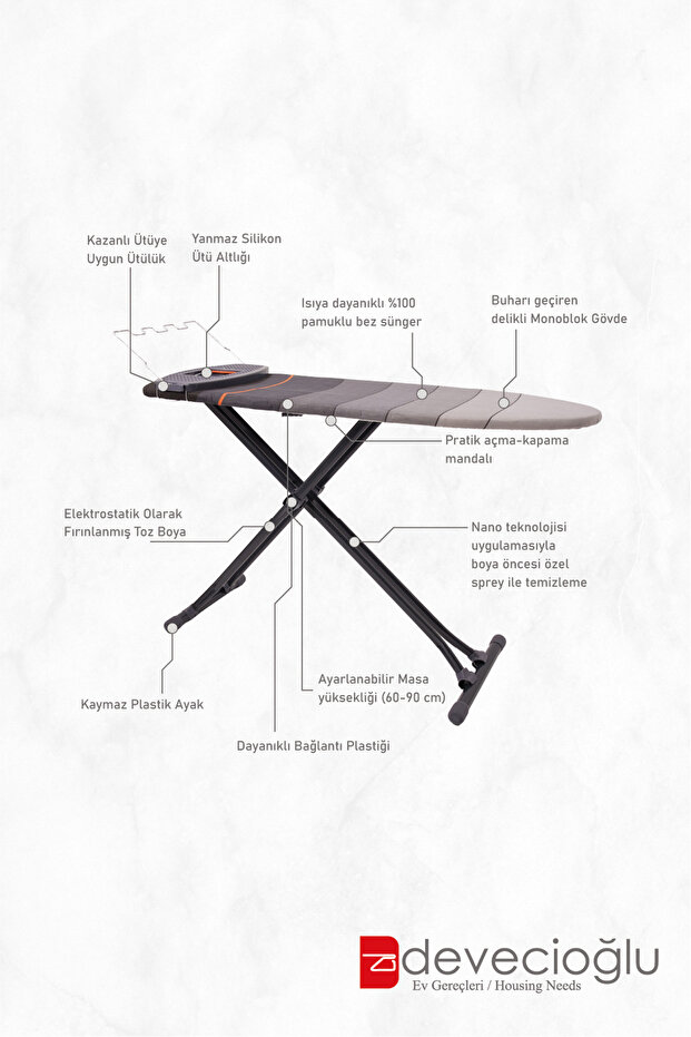 Harbinger MM151 Ultraboard Ütü Masası - 6