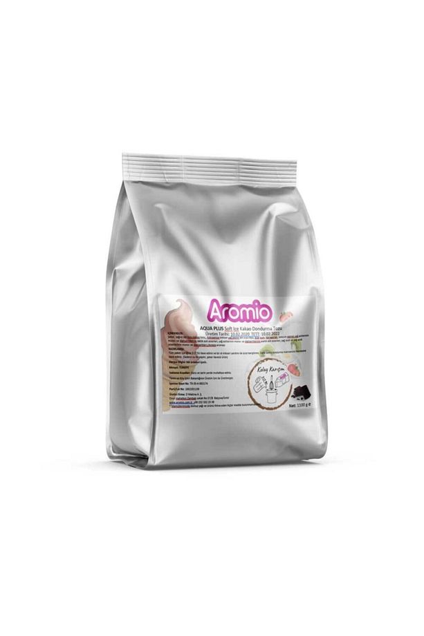 14 Adet (1 KOLİ) Kakaolu Soft Dondurma Tozu Aqua Plus (SU İLE YAPILIR) 1.100gr - 4