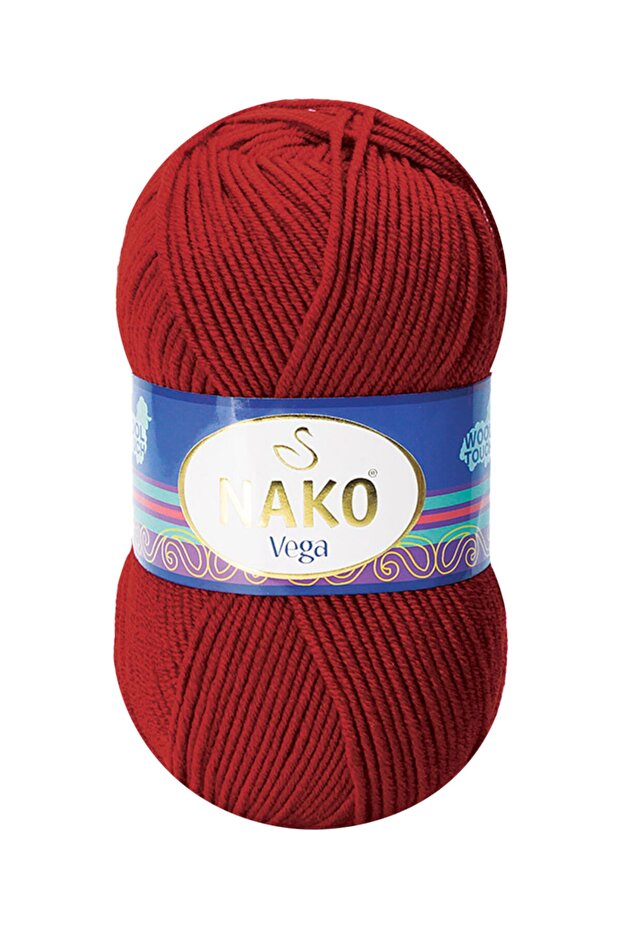 Vega 10040 (koyu Kırmızı) El Örgü Ipi 1 Adet - 2