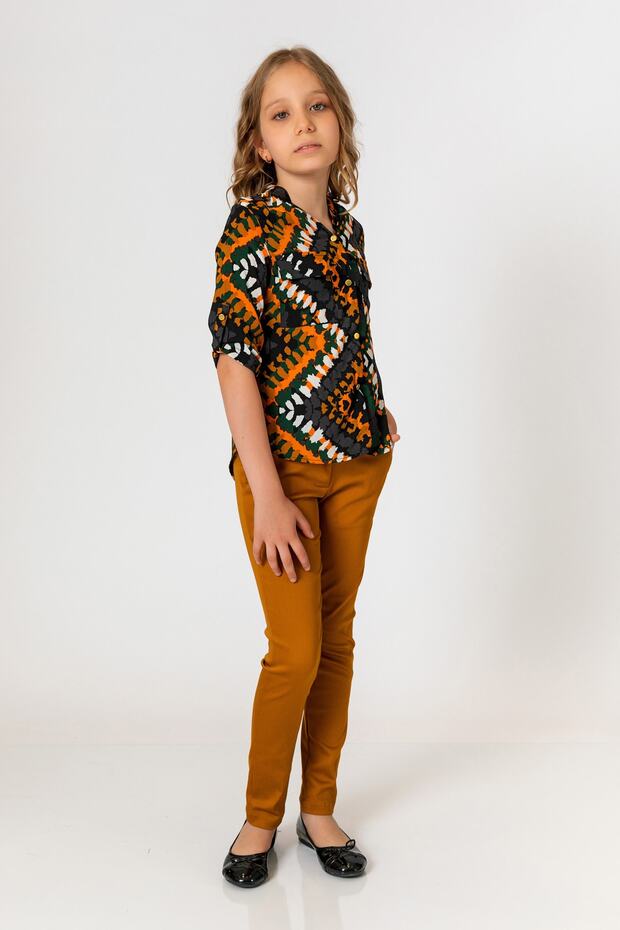 Devojčice, senfaste pantalone - 3