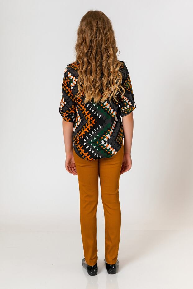 Devojčice, senfaste pantalone - 4