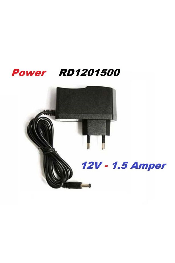 12v 1.5a Uyumlu  Adaptör Rd1201500-c55 Modem Şerit Led Kamera Uydu 12 Volt 1.5 Amper Şarj Alet 15 - 1