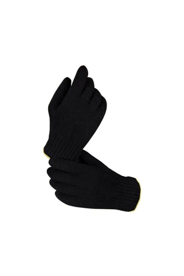 Quality Knitwear Women's Black Knitted Gloves