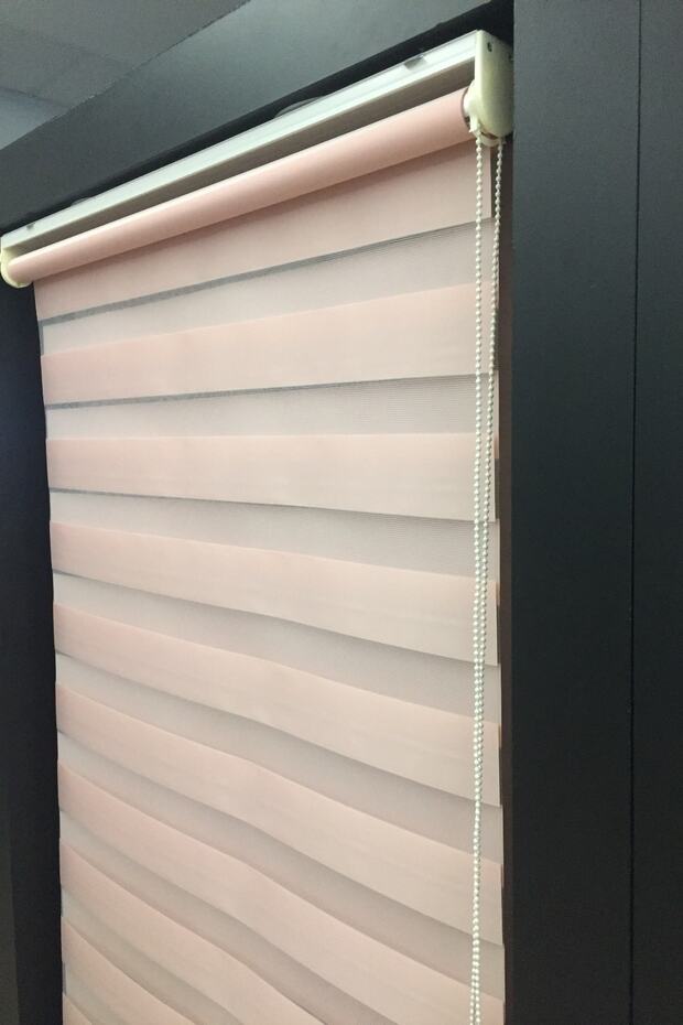 Zebra Stor Perde Pembe - 5