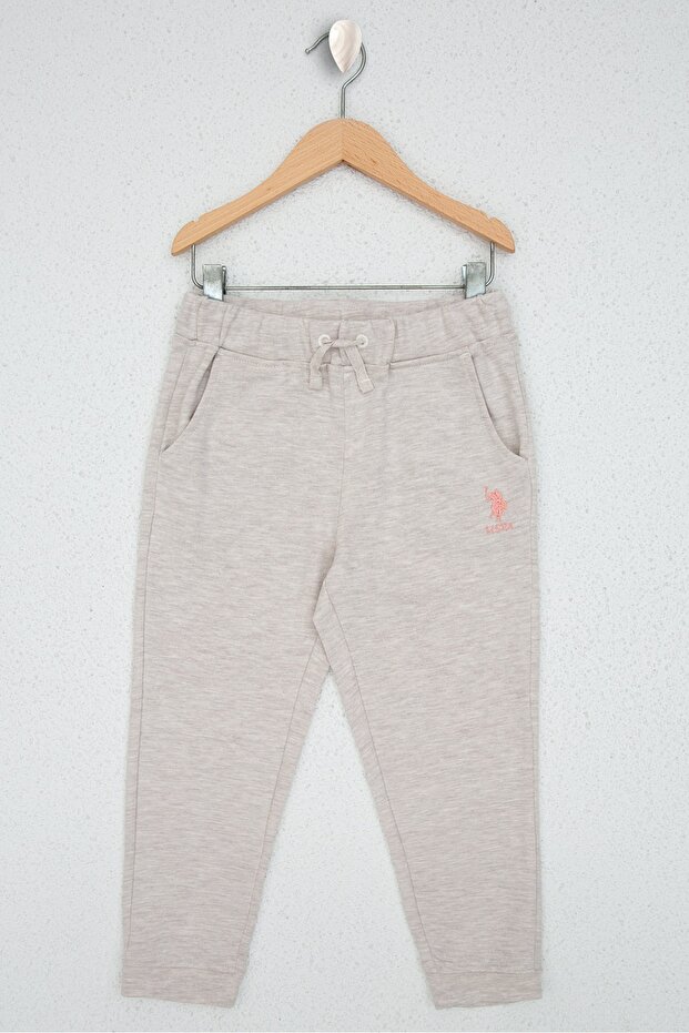 White Girl's Knitted Trousers