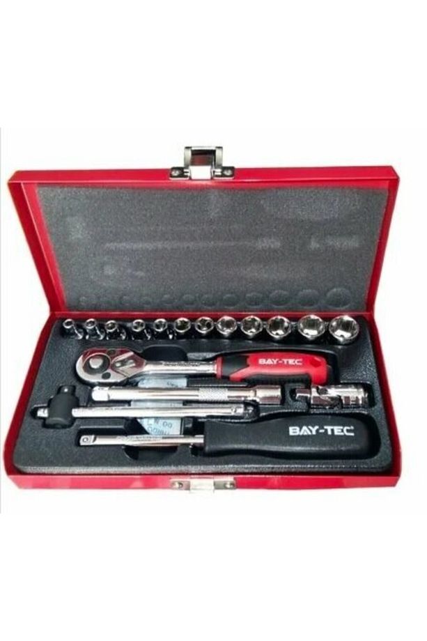 Bay-tec 1/4'' Lokma Takımı 17 Parça 6 Köşe - 1