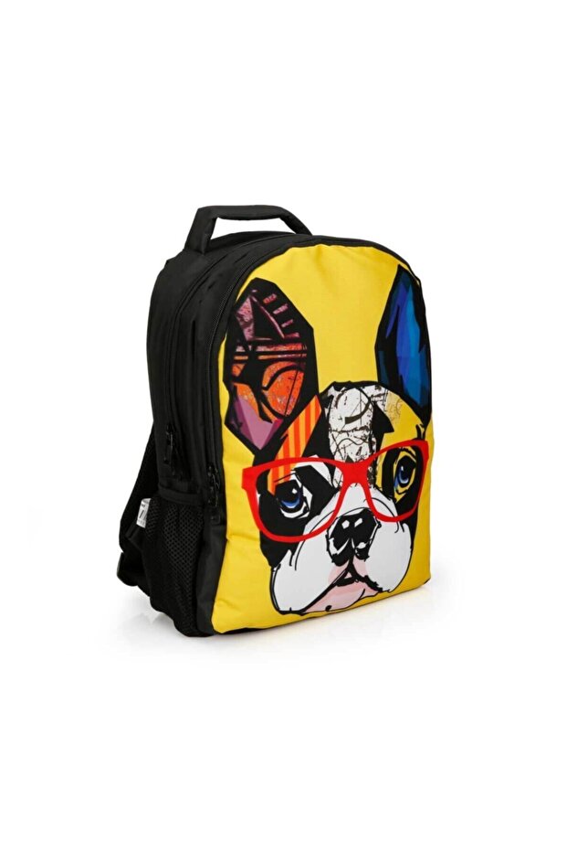 Dog Patterned Cennec Backpack 893 - 2