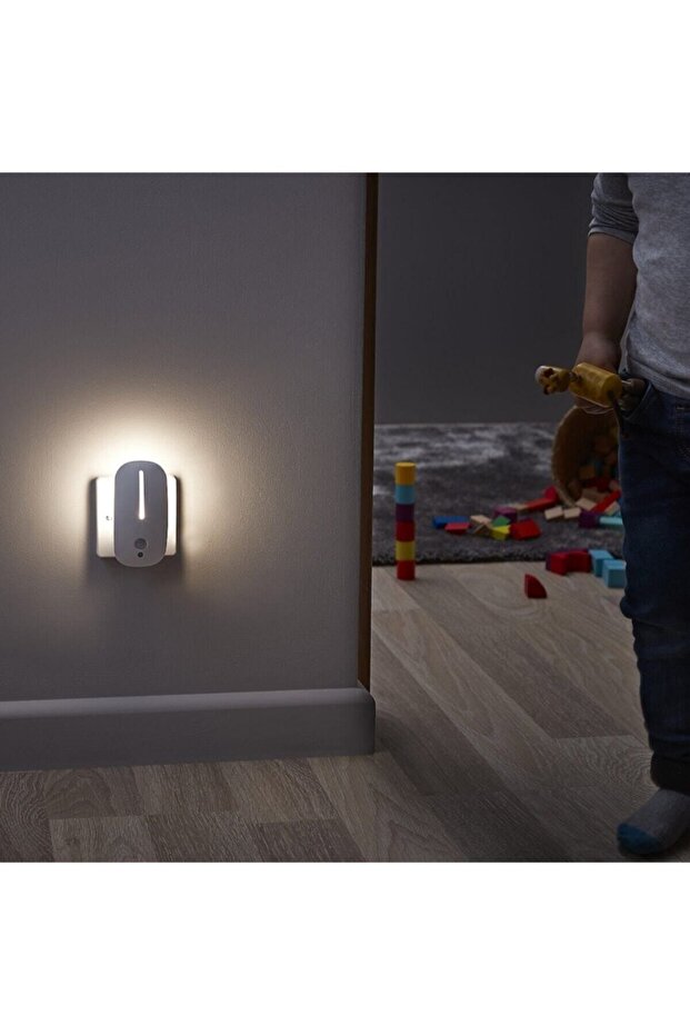 Led Gece Lambası Hareket Sensörlü Ve Işık Sensörlü - 4