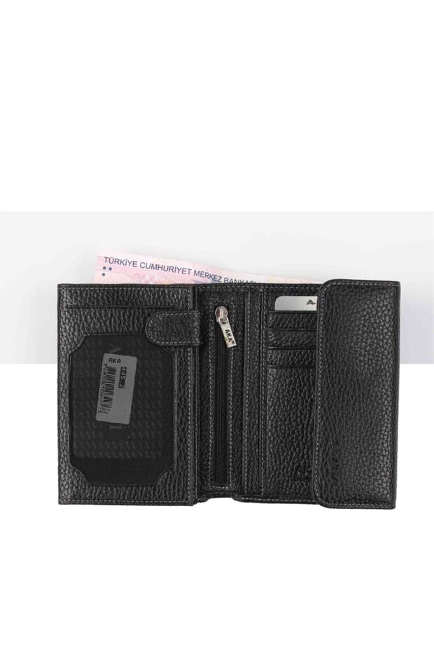 445 Deri Cüzdan Siyah - 3