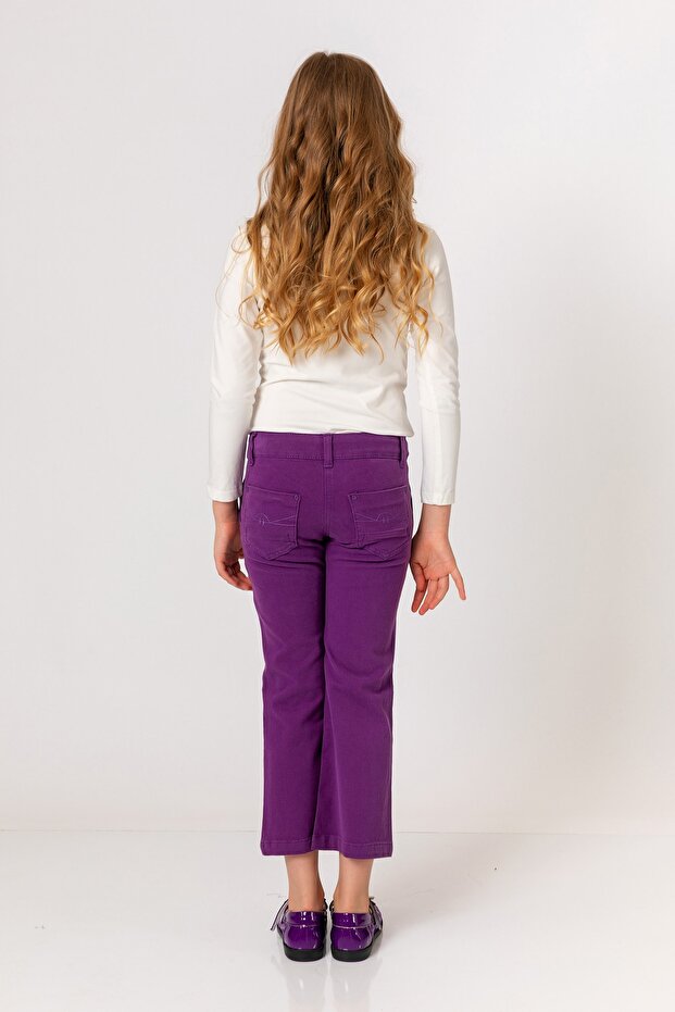 Devojčice ljubičaste pantalone - 3