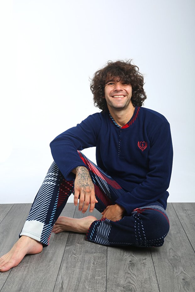 Winter Men's Fleece Pajama Set