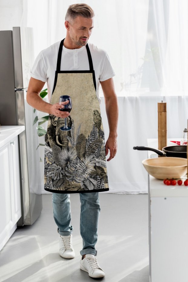 مريلة مطبخ بتصميم فيل