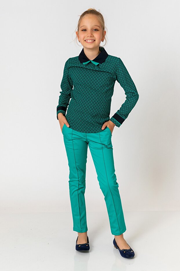 Zelene pantalone za devojčice - 2