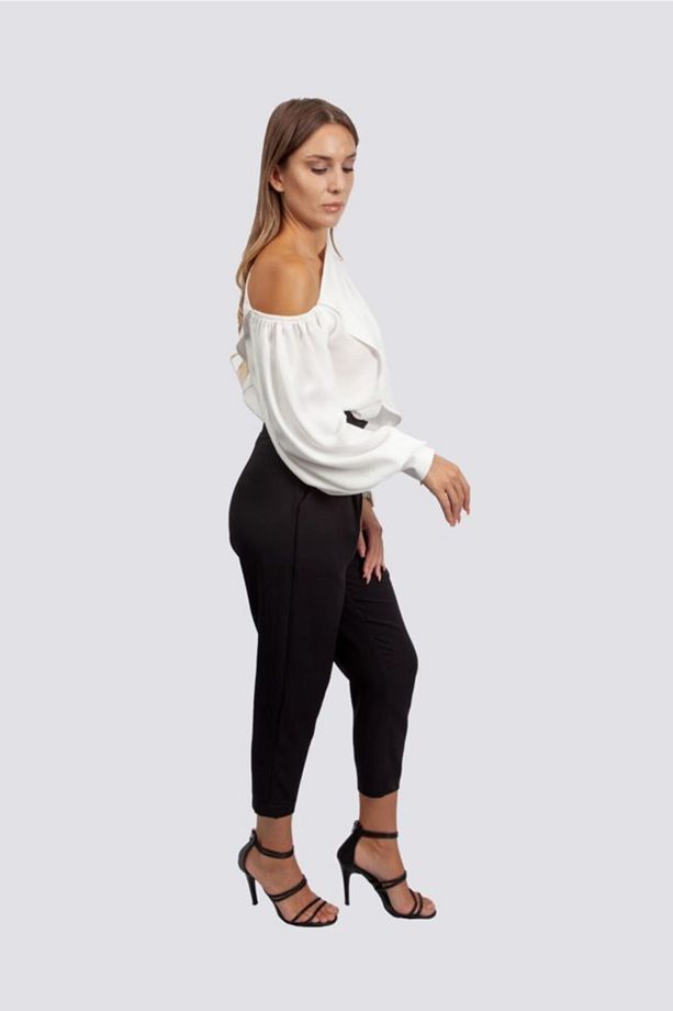 Moda Tek Kollu Ipek Gömlek - 1