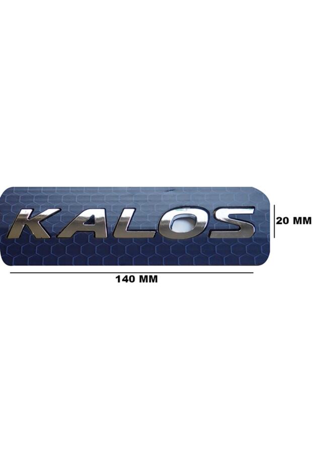 Rear Trunk Lettering''Kalos'' Large Chevrolet Kalos