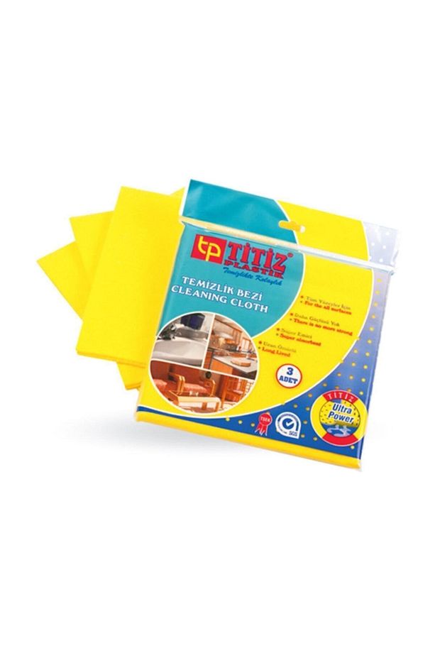 Sarı Temizlik Bezi 3 'lü - 1