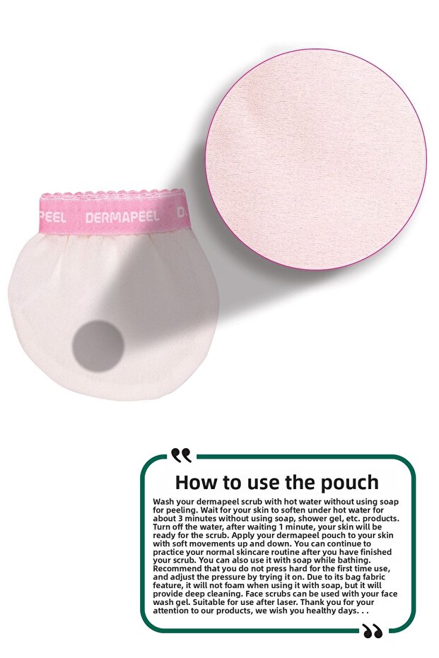 Thin Bath Scrub Pink Touch Face Scrub Set - 7