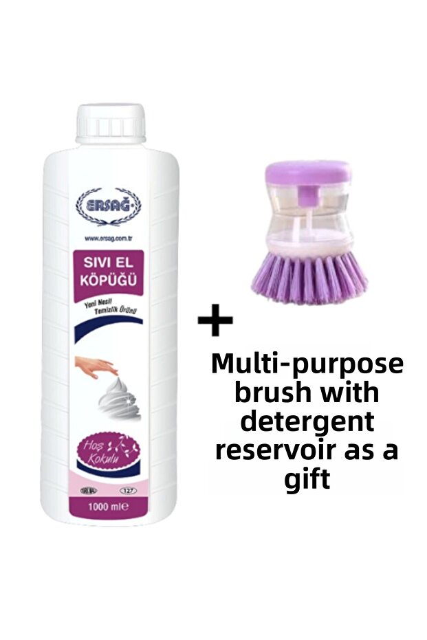 Liquid Hand Foam (Without Apparatus) 1000 ml - (Multi-Purpose Brush Gift) 127-1