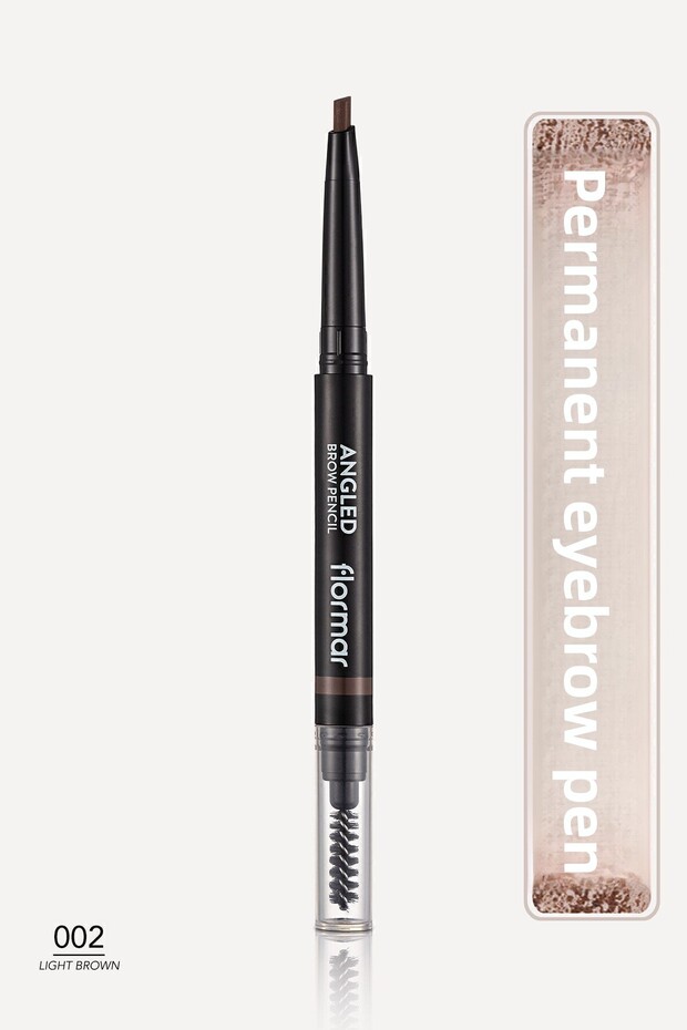 Angled Eyebrow Pencil and Eyebrow Brush (light Brown) - Angled Brow Pencil - 002 Light Brown -8690604572045