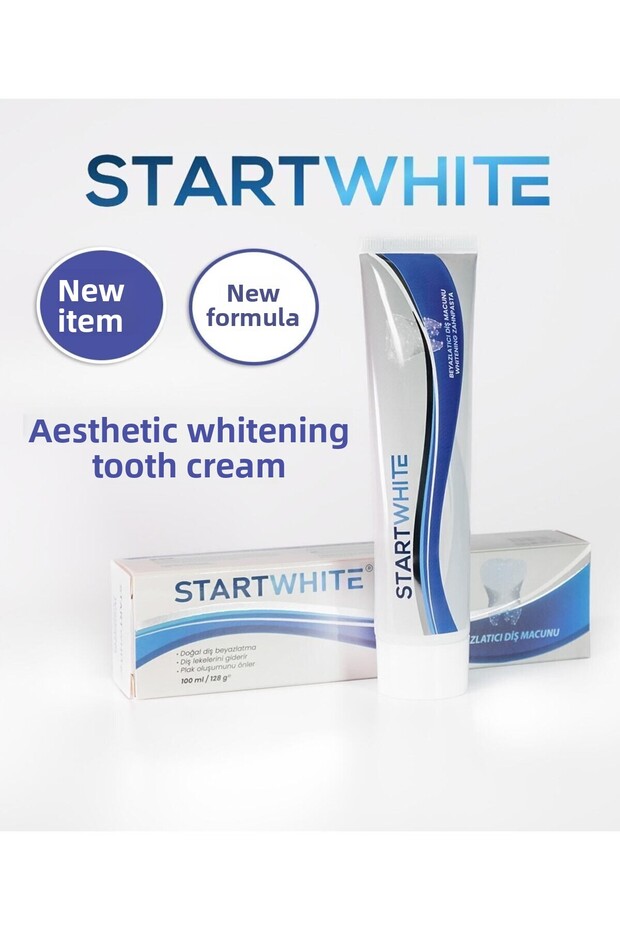 معجون أسنان مبيض كبير الحجم 128 جرام × 3 - 2