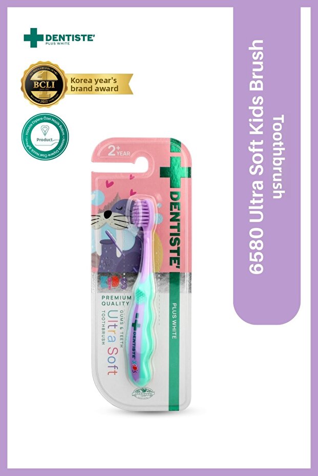 Green Purple Kids Toothbrush