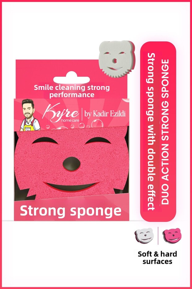 Double Effect Powerful Sponge - 1