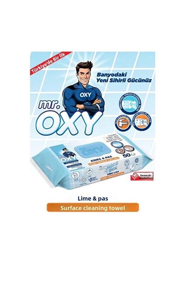 Mr. Oxy Magic Set of 5 Rust and Cloth Surface Cleaning Towels - 250 Sheets with Plastic Cover - 3