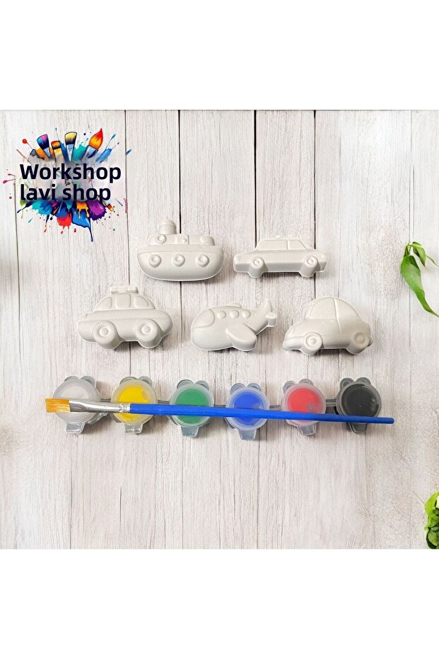 Vehicles 5-Piece Mother Child Activity Set