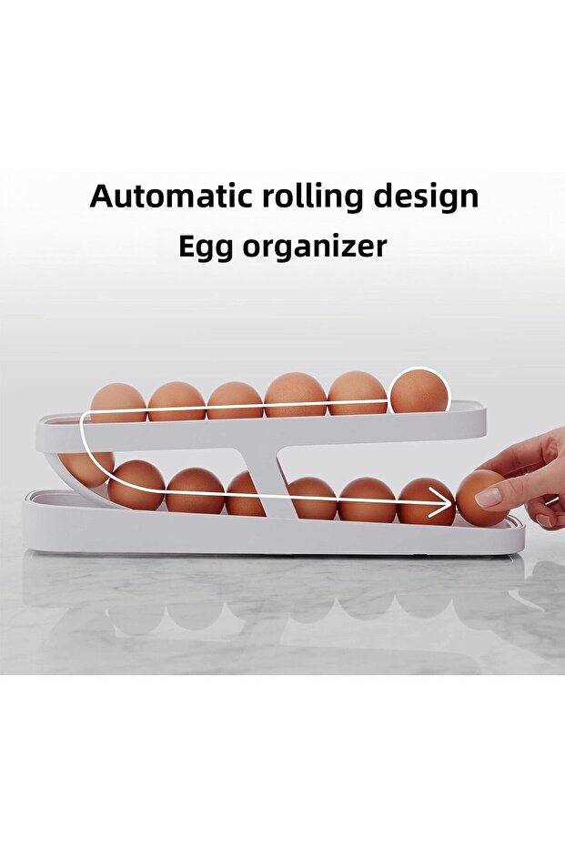Custom Design Automatic Rolling Egg Organizer - Kw-238 Fma 071734