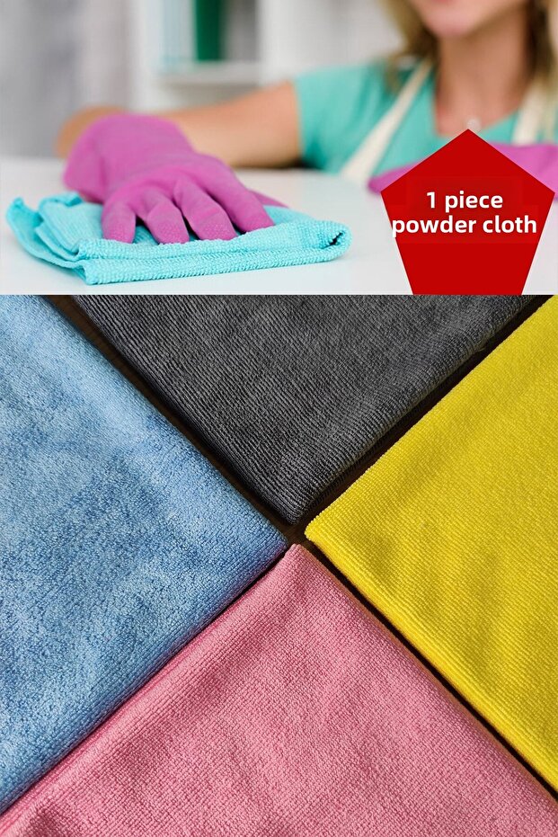 Dust Cloth Does Not Leave Dust and Lint, Cleans Easily, Does Not Retain Stains 40x40cm (1 Piece)