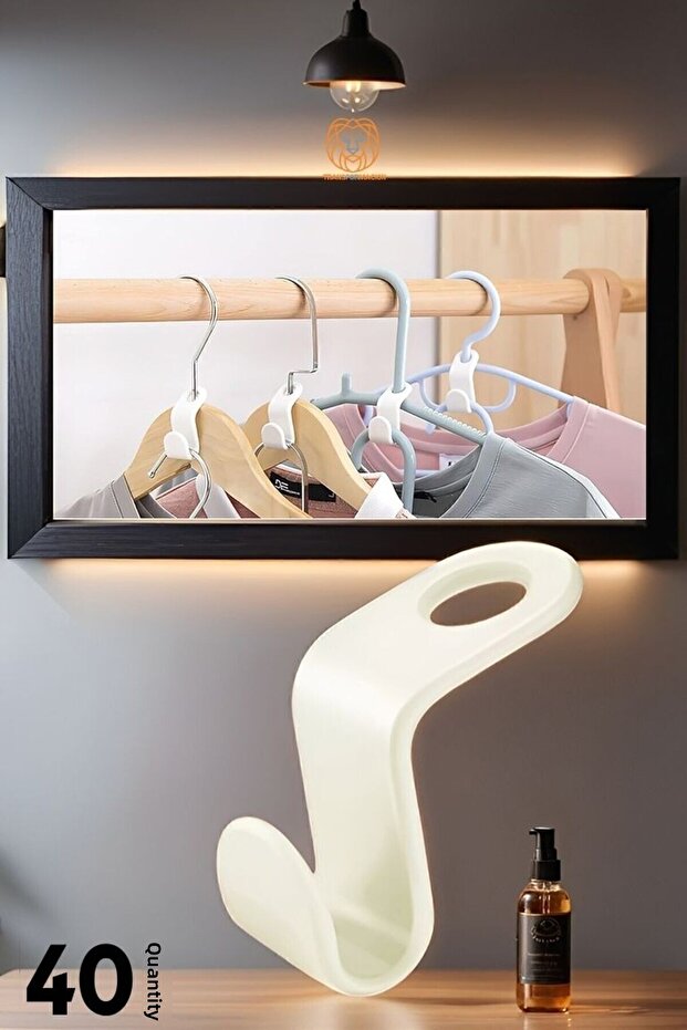 40 قطعة خطاف معدد الشماعات - 1