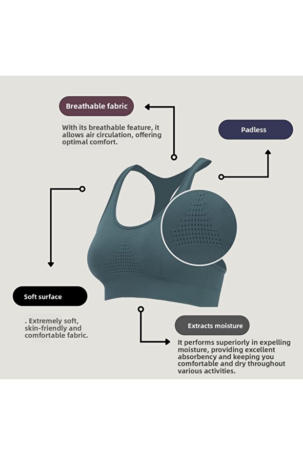 حمالة صدر نشطة غير مملوءة - 6