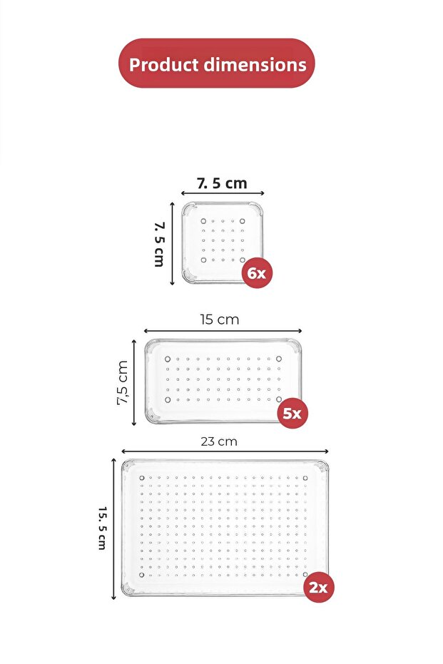 13-Piece Cabinet Drawer Organizer - Kitchen Drawer Inner Cutlery Organizer - 6