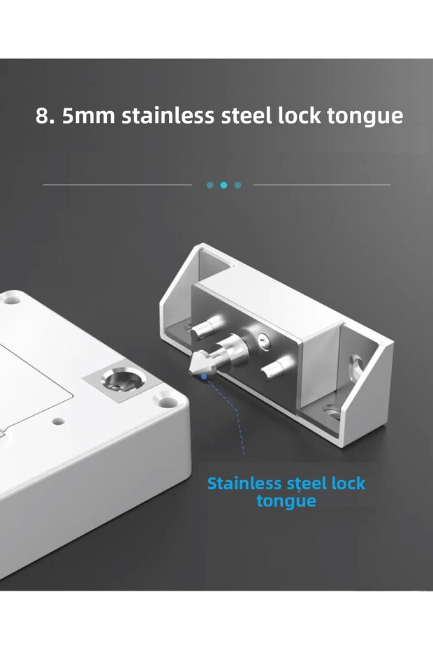 Electronic Smart Keyless Drawer -Cabinet Lock Hidden Drawer Lock and Magnetic Security Solution - 2