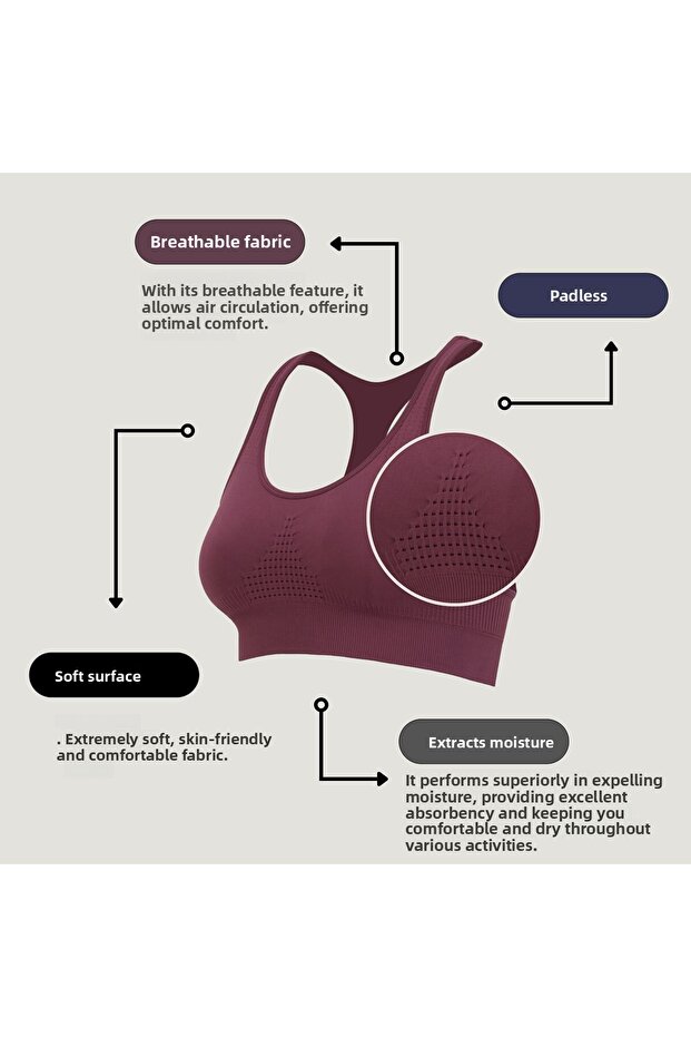 حمالة صدر نشطة غير مملوءة - 6
