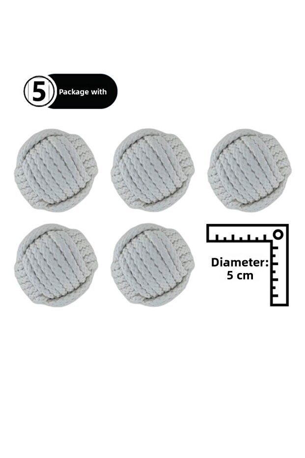 5 Pcs White Rope Pattern Handle-Baby Kids Youth Room Wardrobe Drawer Furniture Handle Rope Handle