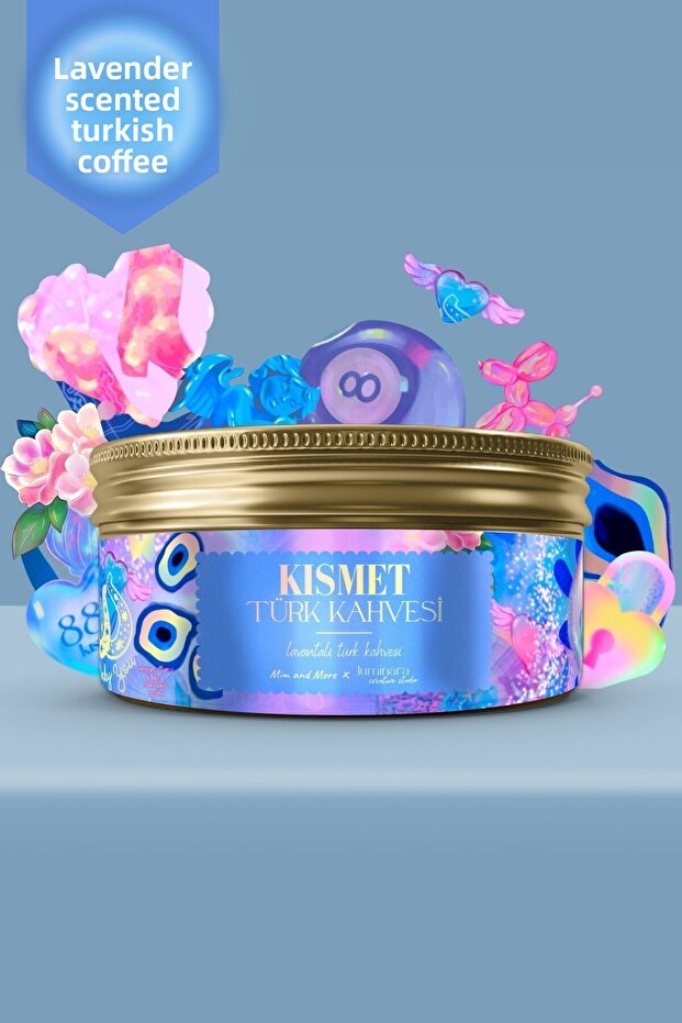 Luminara Studio X Kısmet Turkish Coffee - Turkish Coffee with Lavender Flavor, 150 Gr