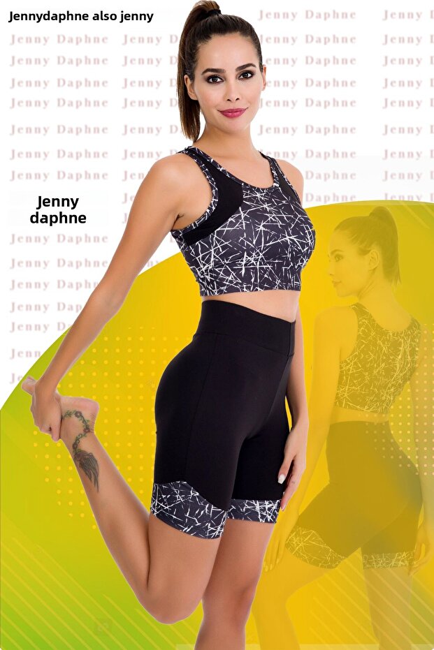 Athlete Fitness Shorts Leggings Bustier Suit 4016