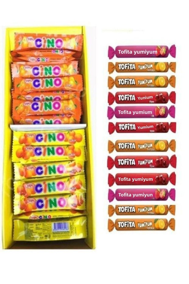 Cino Chocolate 10 Gr 100 Pieces Kent Yumiyum Candy 10 Pieces Mixed Package