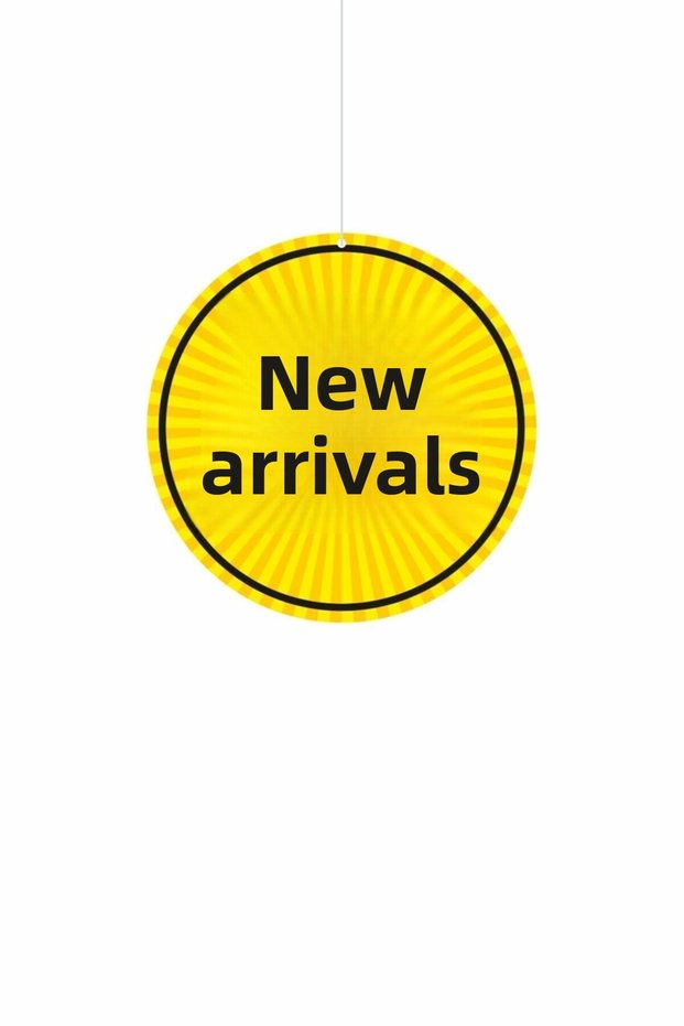 New Arrival Lettering Store Dönkartı Yellow Ground Double Sided Printing