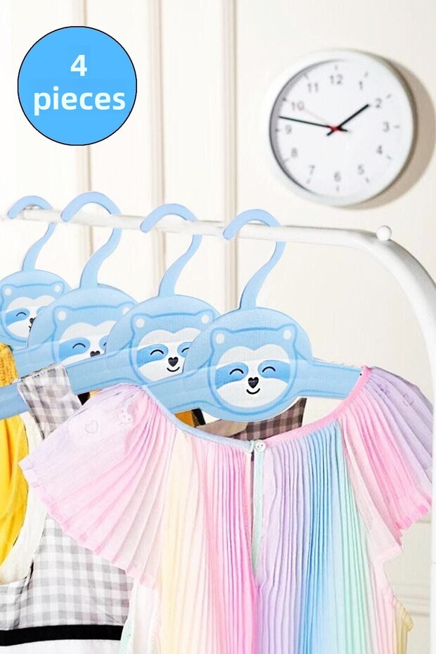 4-Piece Koala Designed Children's Clothes Hanger (K-56)