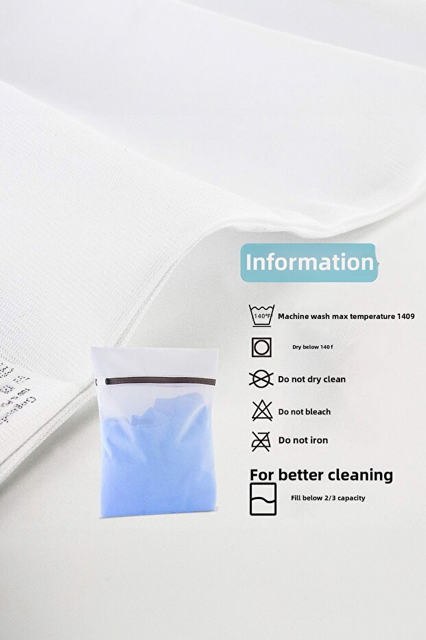 3 Pieces Large Medium and Small Size Curtain and Laundry Net Practical Magic Machine Bag - 4