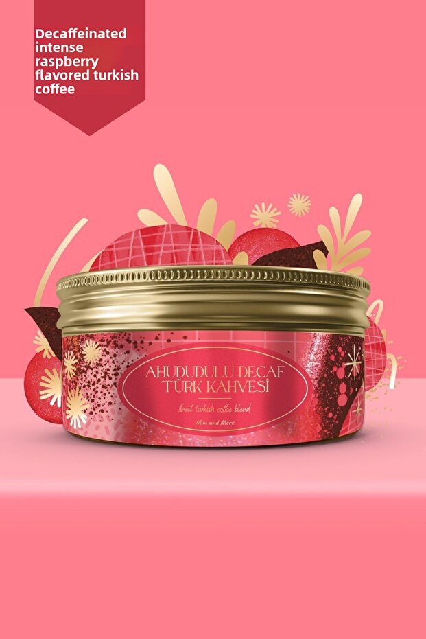 مجموعة قهوة ديكاف توت العليق المزدوجة - مجموعة قهوة توت العليق والقهوة التركية بدون كافيين مكونة من قطعتين - 4