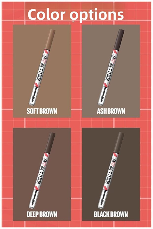 Build a Brow 2in1 Eyebrow Pencil and Gel Ash Brown - 5