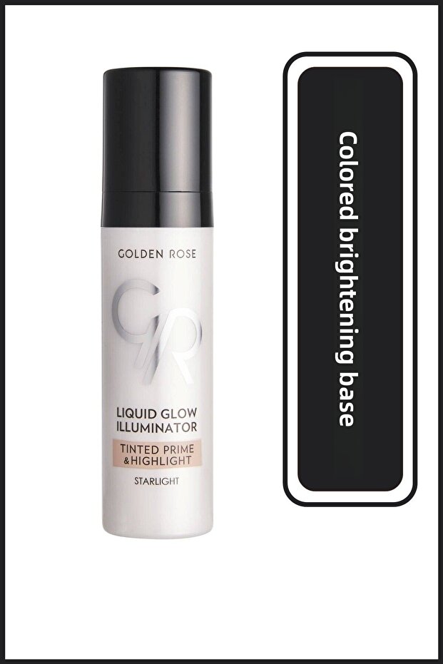 Liquid Glow Illuminator Pinky - Colorful Illuminating Shiny Liquid Makeup Base