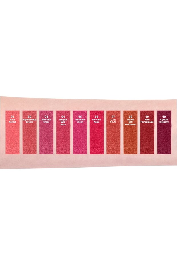 Mood Liar Velvet Tint / Velvet Finish Matte Tint - 07 Clam Fig - 3