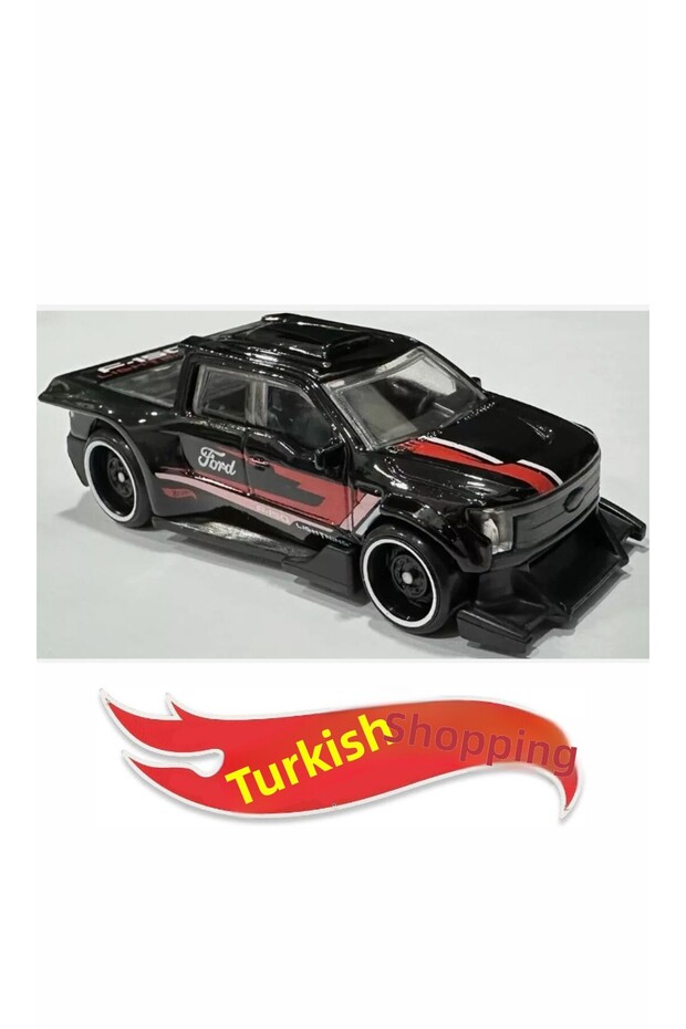 بيك اب فورد F-150 لايتنينج أسود مخصص بمقياس 1/64