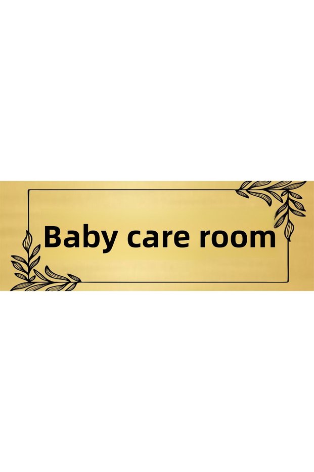 Baby Care Room Direction Board 20X7 Cm. Metal Sheet