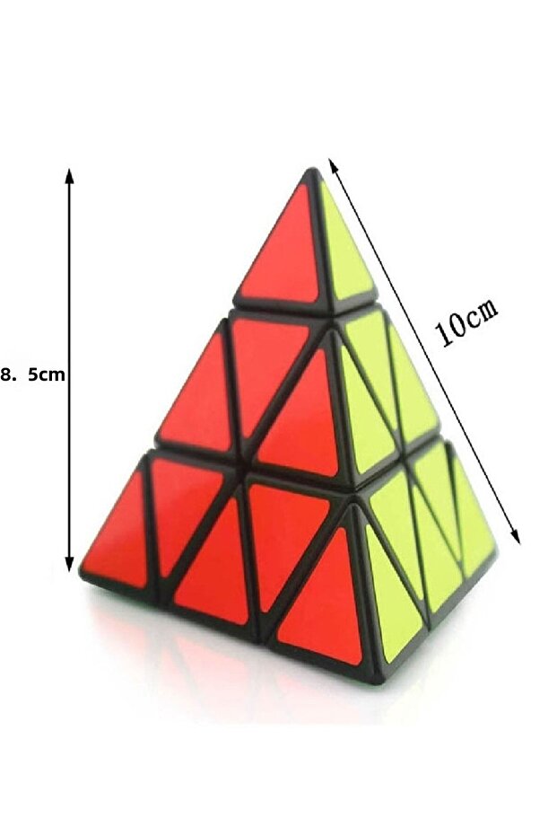 Pyramid Rubik's Cube - Triangle and Intelligence Patience, Prism 10X10X10 cm - 6