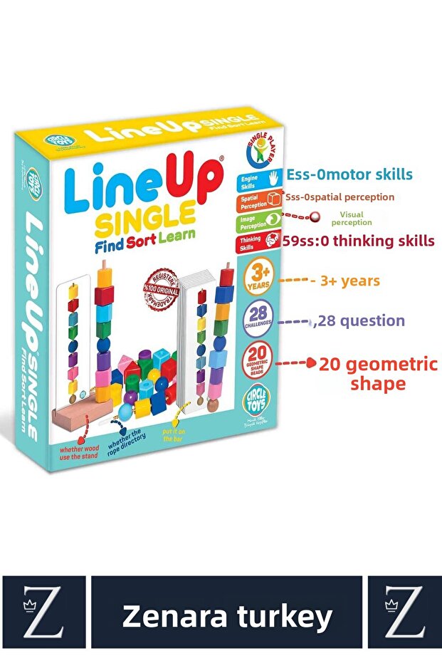 Children's Educational Intelligence Visual Spatial Perception Coordination Developer Fun Tutorial Find Sort Learn - 2